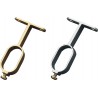 SOPORTE TUBO ARMARIO 8-30 30X15 PLATA