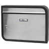 BUZON 12760 LOGO GALVA.NEGRO/ACERO INOX