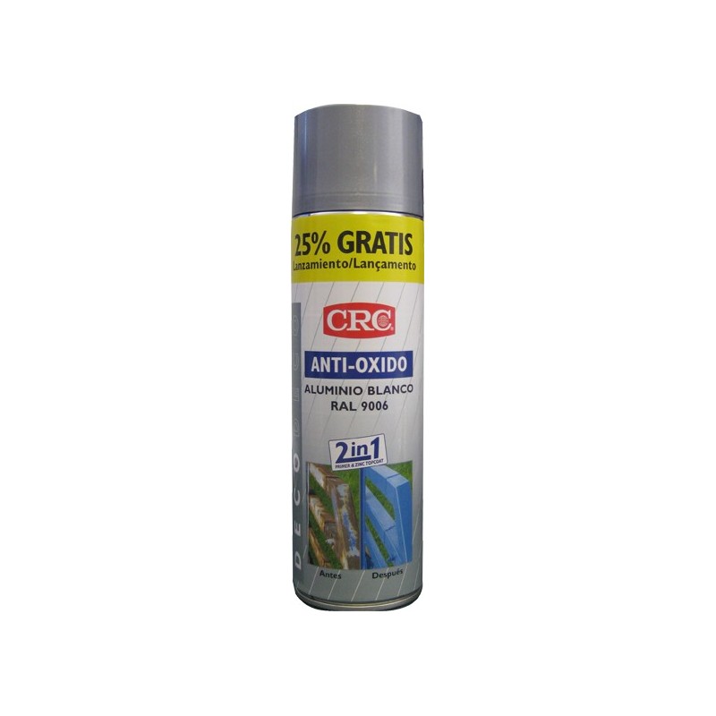 SPRAY ANTIOXIDO PLATA RAL 9006 500ML