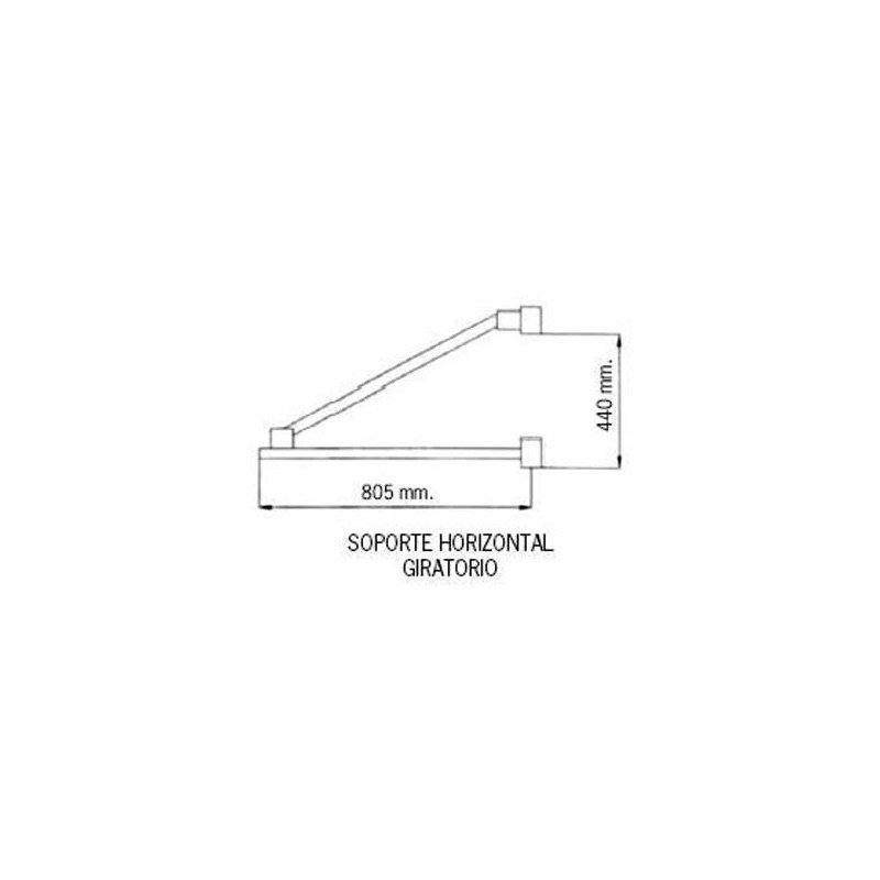 SOPORTE HORIZ.GIRAT.903324 P-150/M100