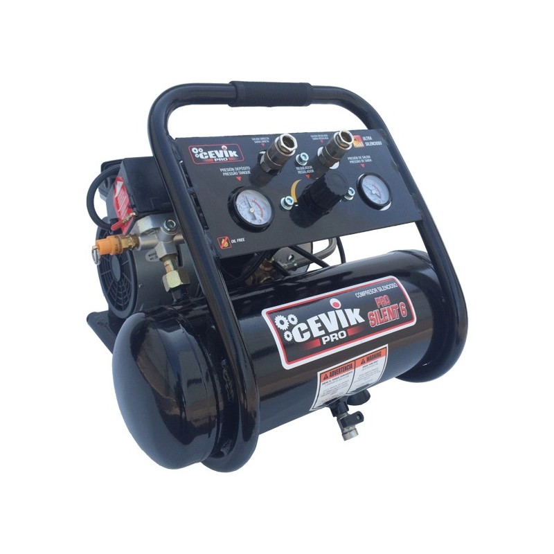COMPRESOR SILENCIOSO PRO6SILENT 6LT 1HP