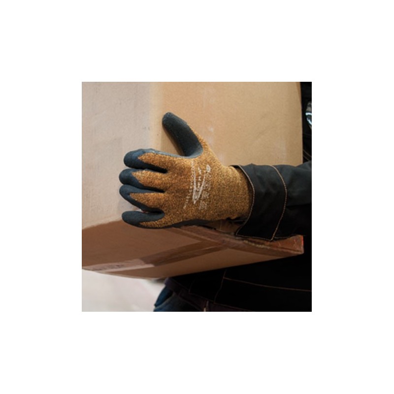 GUANTE LATEX FLEXICOTTON FORRO ALGO.T-10