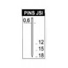 CLAVOS PINS JSI/06-15 C\13000 GALVAN.
