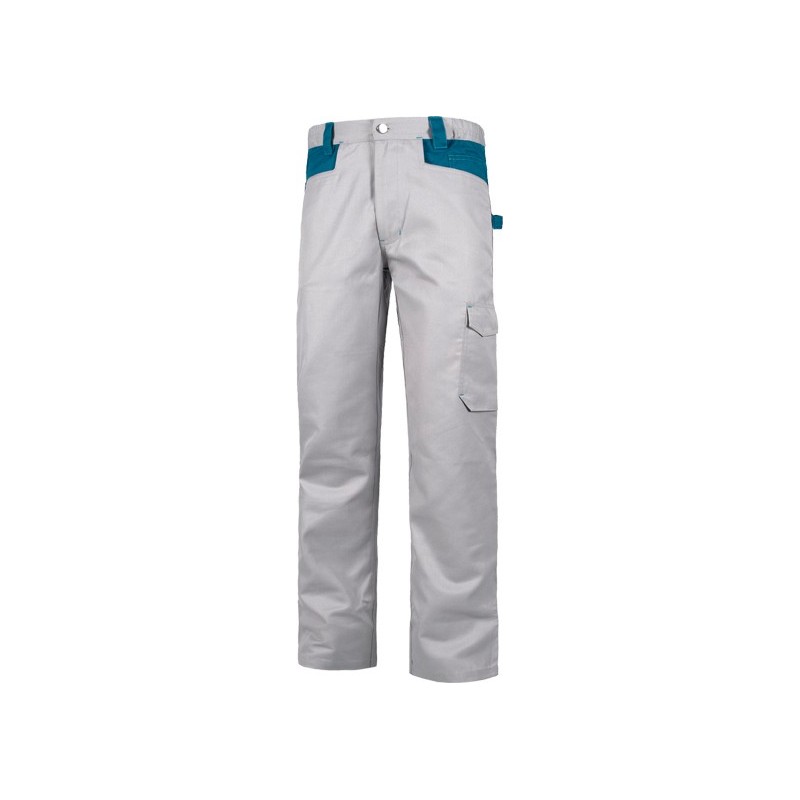 PANTALON WF1050 GRIS CLARO/AZAFATA T-XXL
