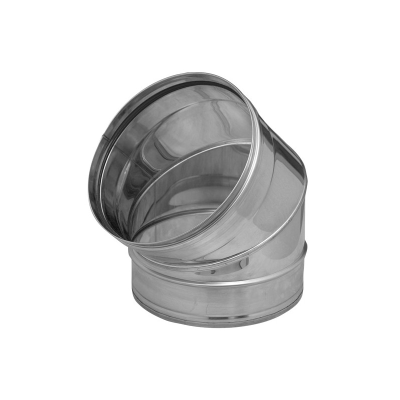 CODO SW PELLET INOX 316L 45º 080MM C/JUN