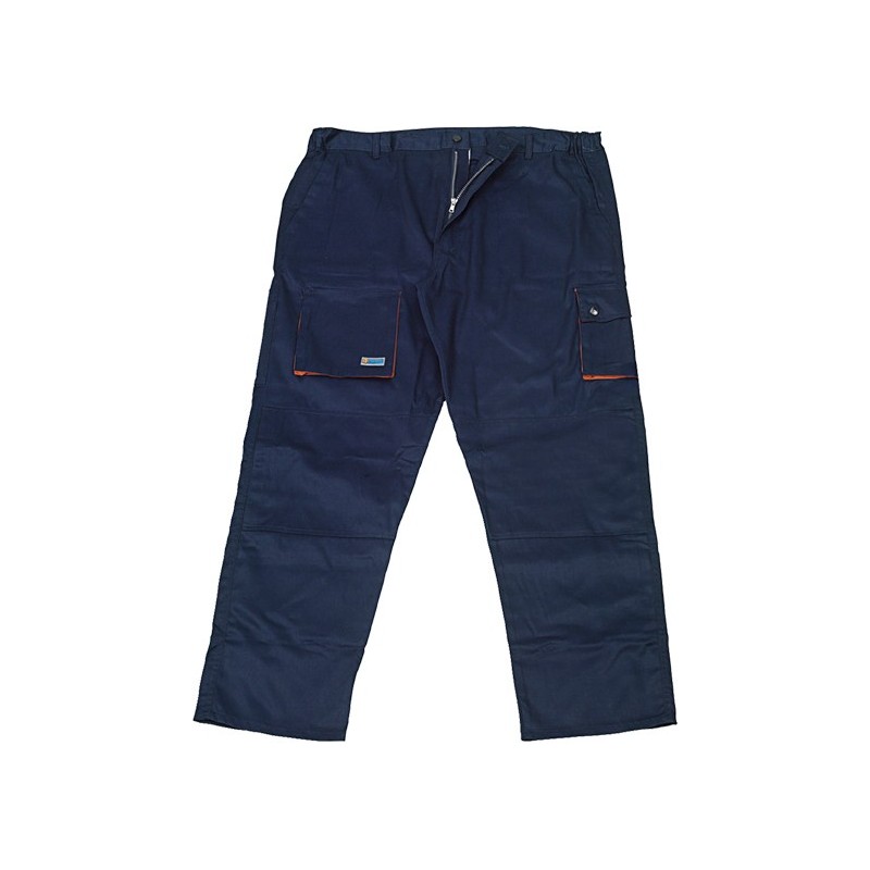 PANTALON BICOL.AVANT T-XL MARINO/NARANJA