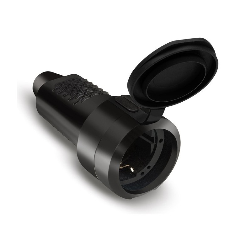 BASE 2108 TTL GOMA NEGRO IP44 16A-250