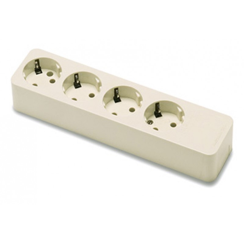 BASE 2524 4 TOMAS TT S/CABLE 16A-250V