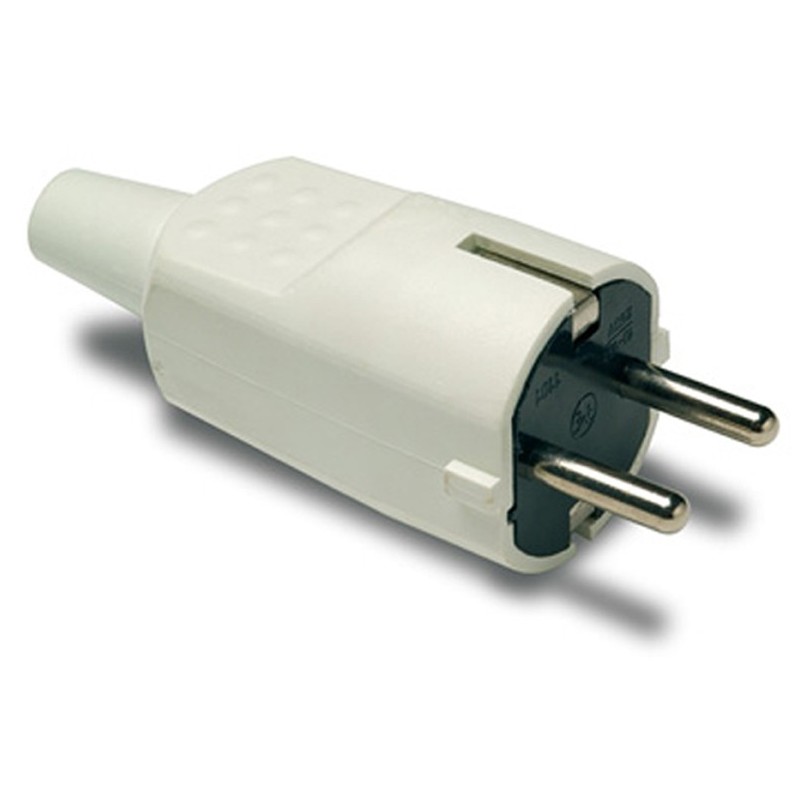 CLAVIJA 1104B 4,8MM TTL GOMA BCO.16A/250