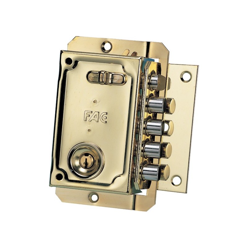 CERRADURA SOB.11024 S-90 P IZDA.DORADA