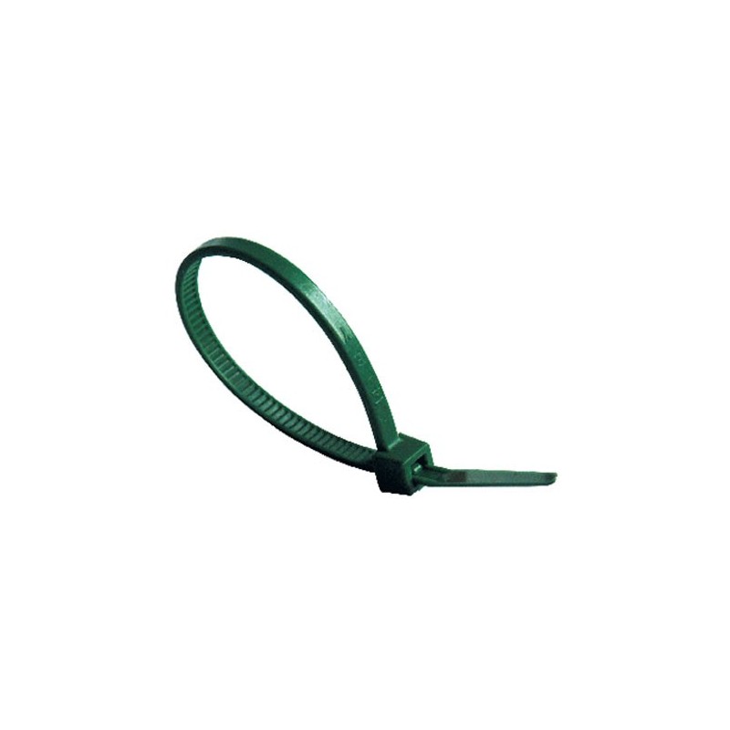 BRIDA NYLON VERDE 4.8X200 BOLSA 100