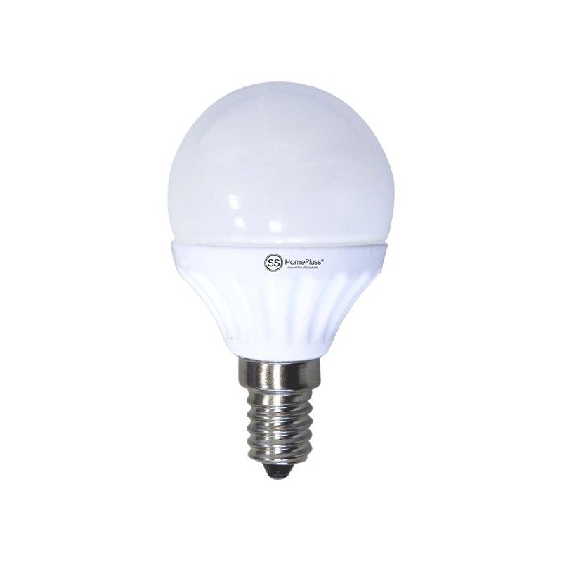 LAMPARA ESFERICA LED E14 7,5W 3000K