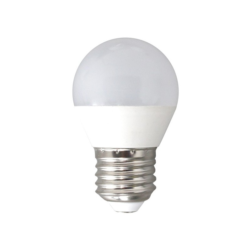 LAMPARA ESFERICA LED E27 6W 6000K