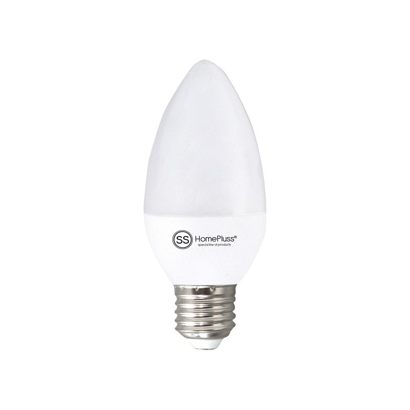 LAMPARA VELA LED E27 6W 4200K