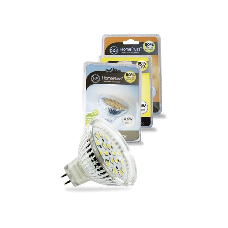 LAMPARA DIC.18LEDS MR16 4,6W 3000K