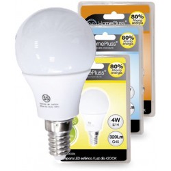 LAMPARA ESFERICA LED E14 4W...