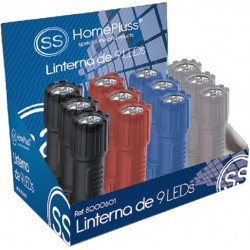 LINTERNA PLASTICA 9LEDS...