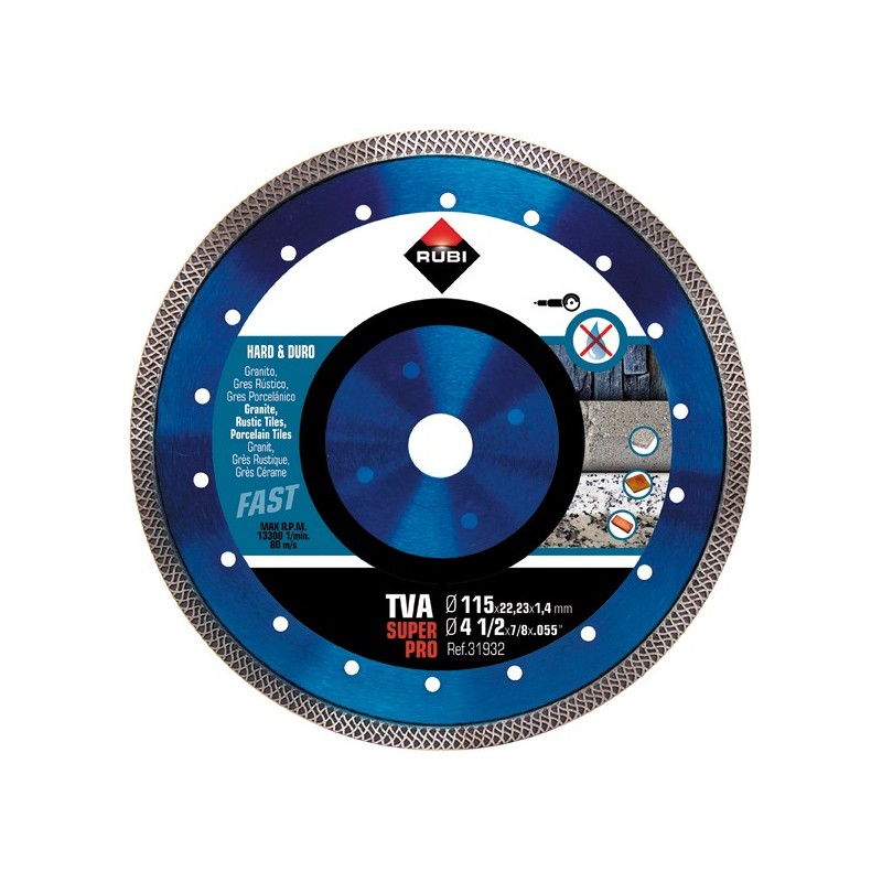 DISCO DIAMANTE TVA 31932 115MM SUPERPRO