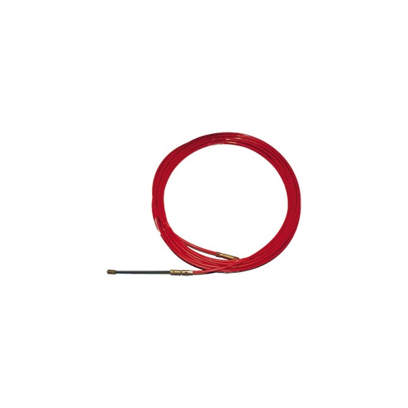 CINTA PASA-HILO ACERO/NYLON 4MM-15M ROJA