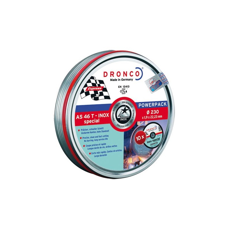DISCO DRONCO AS46TINOX 230X1,90X22,2PACK