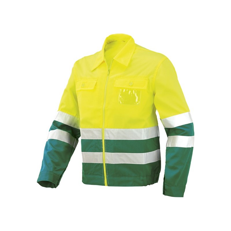 CAZADORA A.V.VERDE/AMARILLO 8546AV T-XL