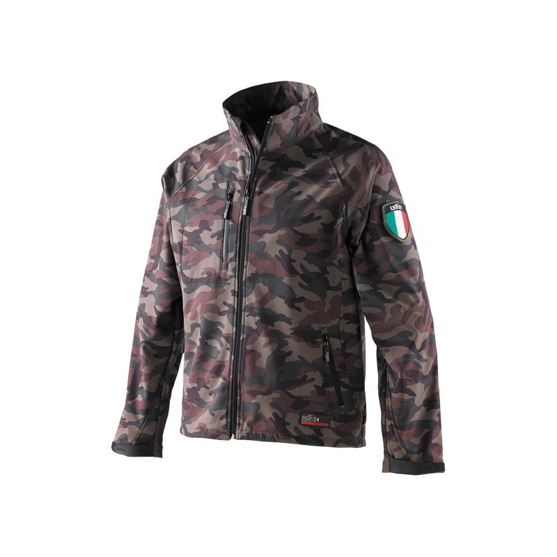 CAZADORA SOFTSHELL 4521 MIMETICO T-L