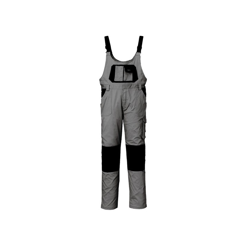 PANTALON PETO STRET.GRI/NEG.8735C T-L