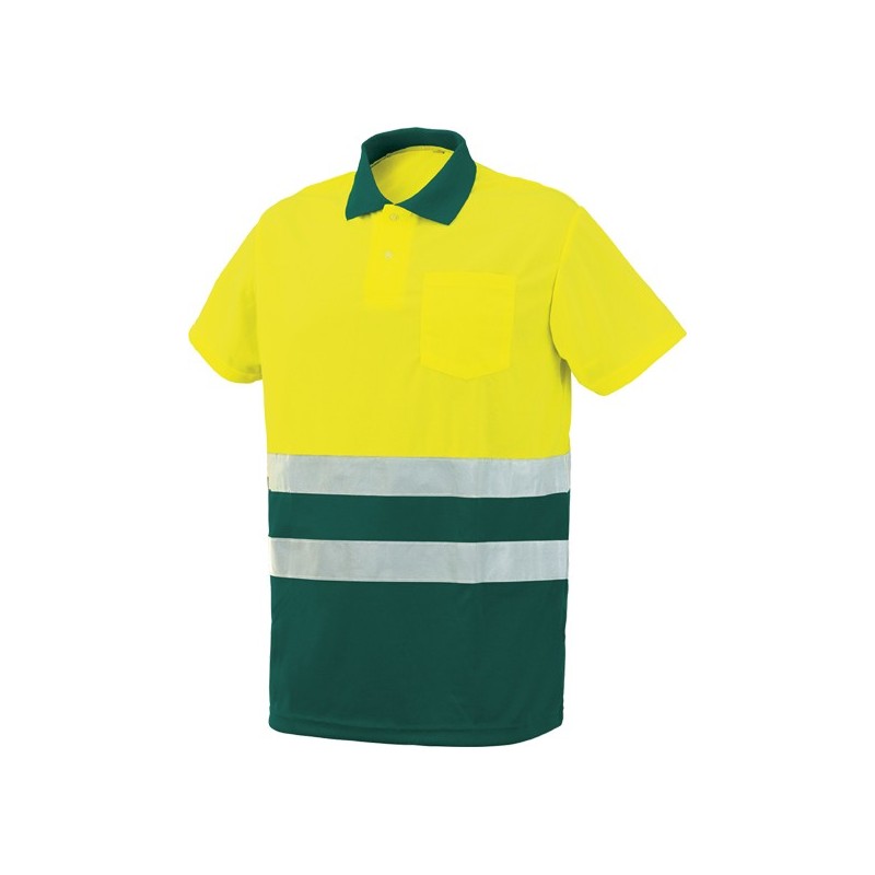 POLO A.V.VERDE/AMARILLO 8584AV T-XXL
