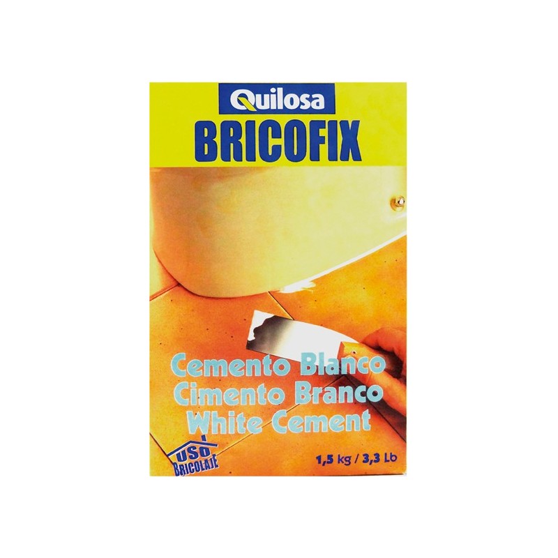BRICOFIX CEMENTO 88138-1,5KG. BLANCO