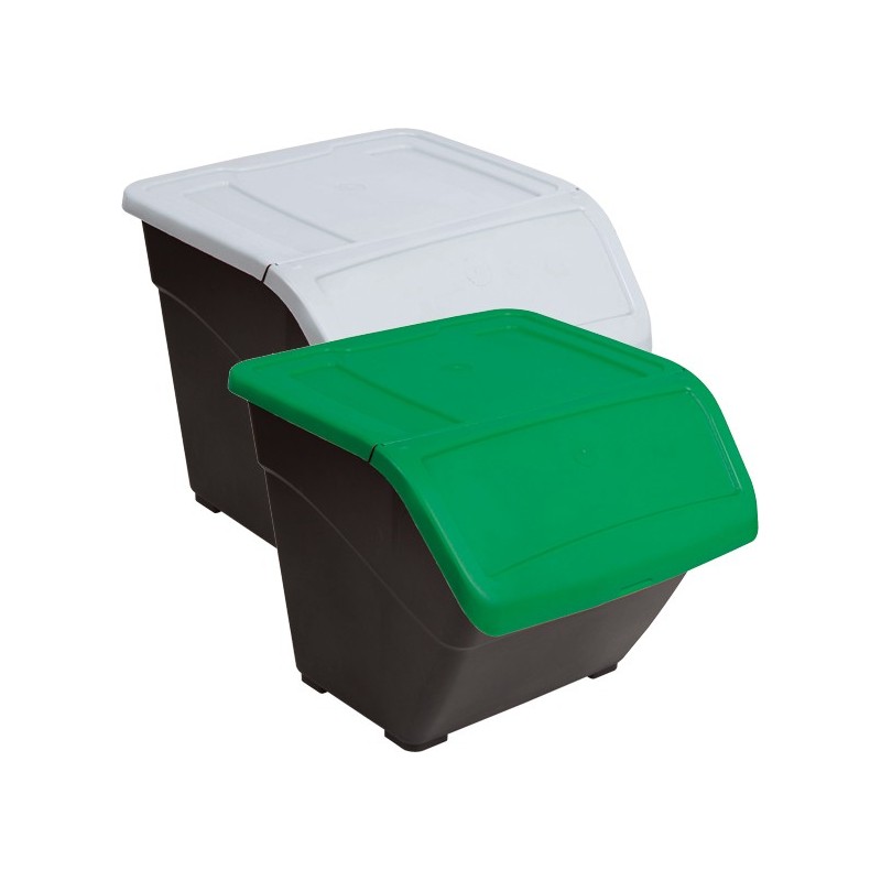 CONTENEDOR 415036 30L 392X399X330 T/VERD