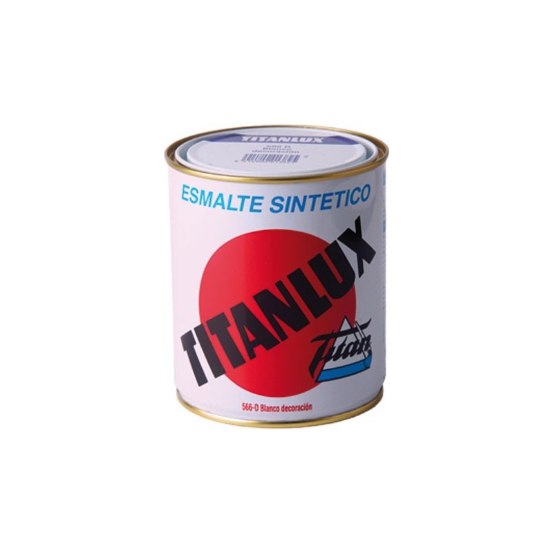PINTURA ESMALTE TITANLUX BCO.EXT.750ML