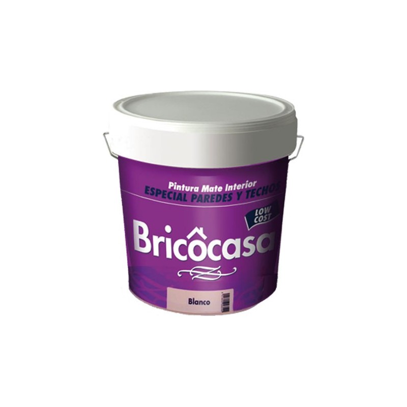 PINTURA PLAST.BRICOCASA BCO.MATE INT.15K