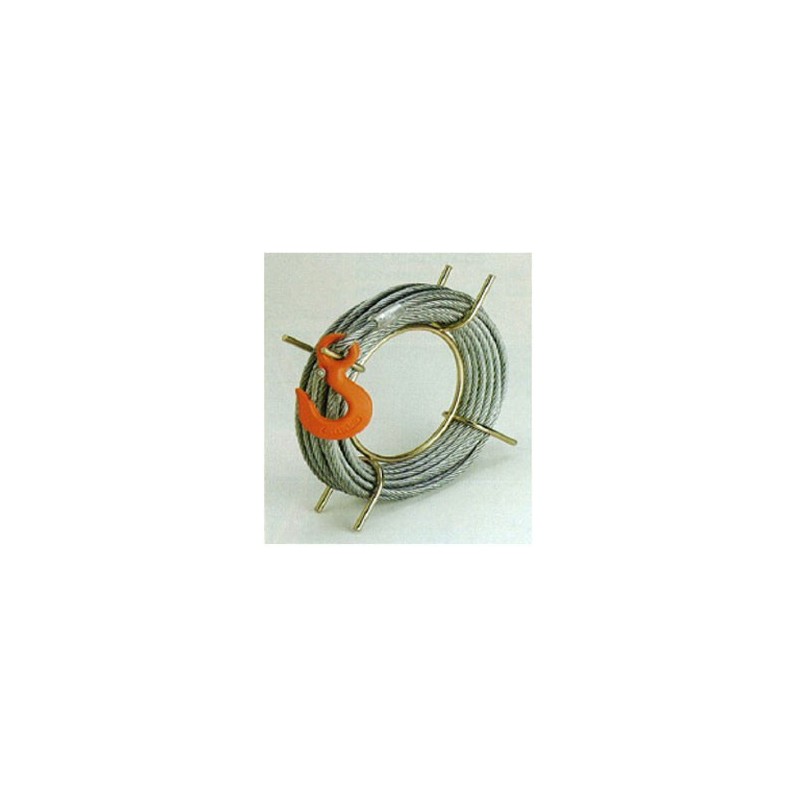 CABLE 10M 16,3MM C/GANCHO Y ENROLLADOR