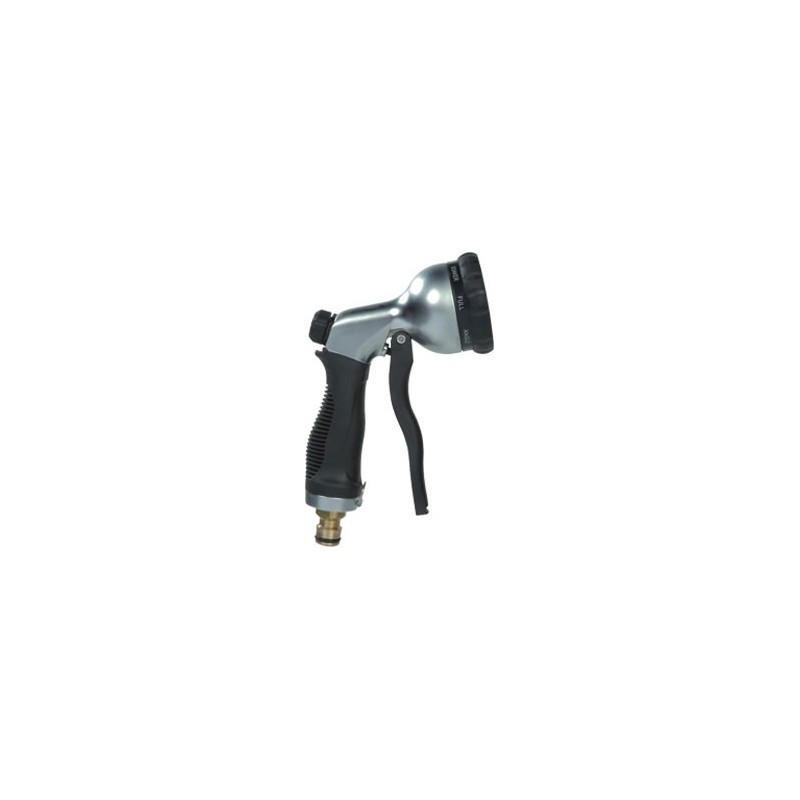 PISTOLA ALUMINIO 8FUNC.RACOR MET.9801433