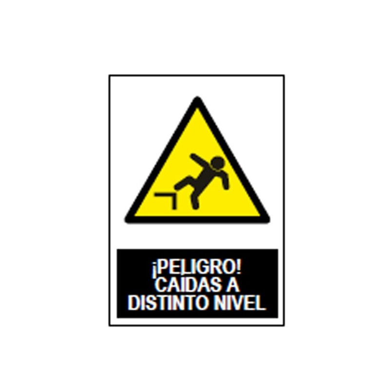 SEÑAL ADV.PELIGRO CAIDA DIS.NIVEL SA1004