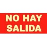 SEÑAL FOTOLUMINES.NO HAY SALIDA EV135