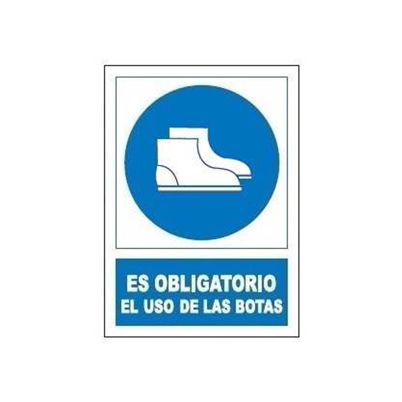 SEÑAL OBLIGATORIA USO BOTAS SO801