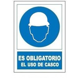 SEÑAL OBLIGATORIA USO CASCO...