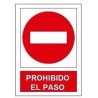 SEÑAL PROHIBIDO PASO SP868