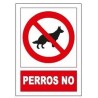 SEÑAL PROHIBIDO PERROS NO SP864