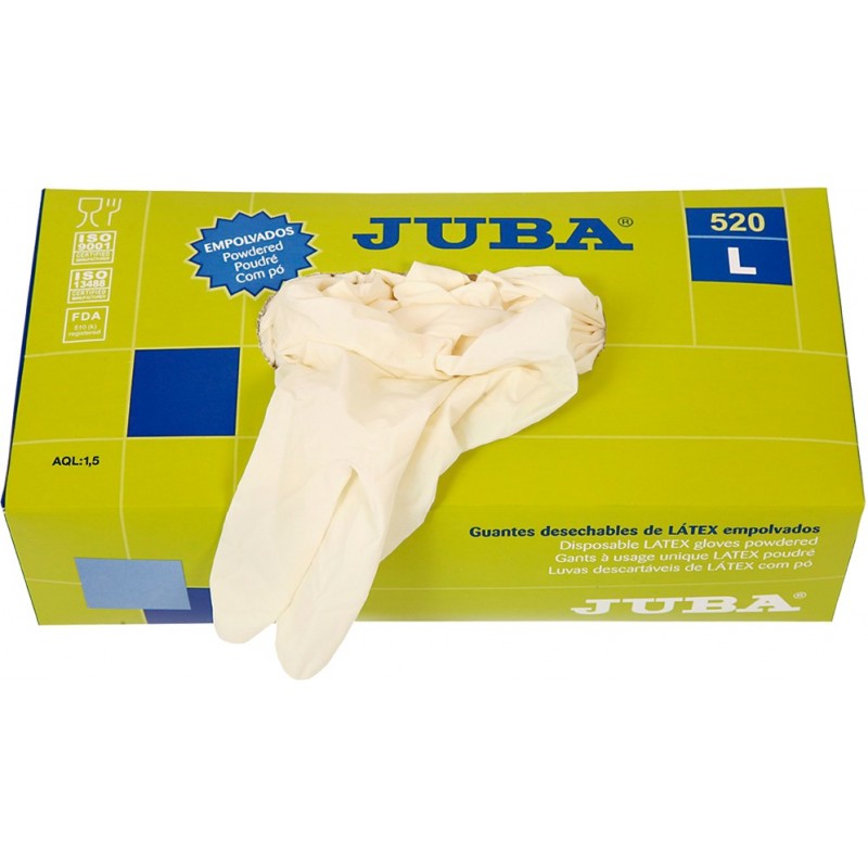 GUANTE 520 T-9,0/T-L DESEC.LATEX C-100