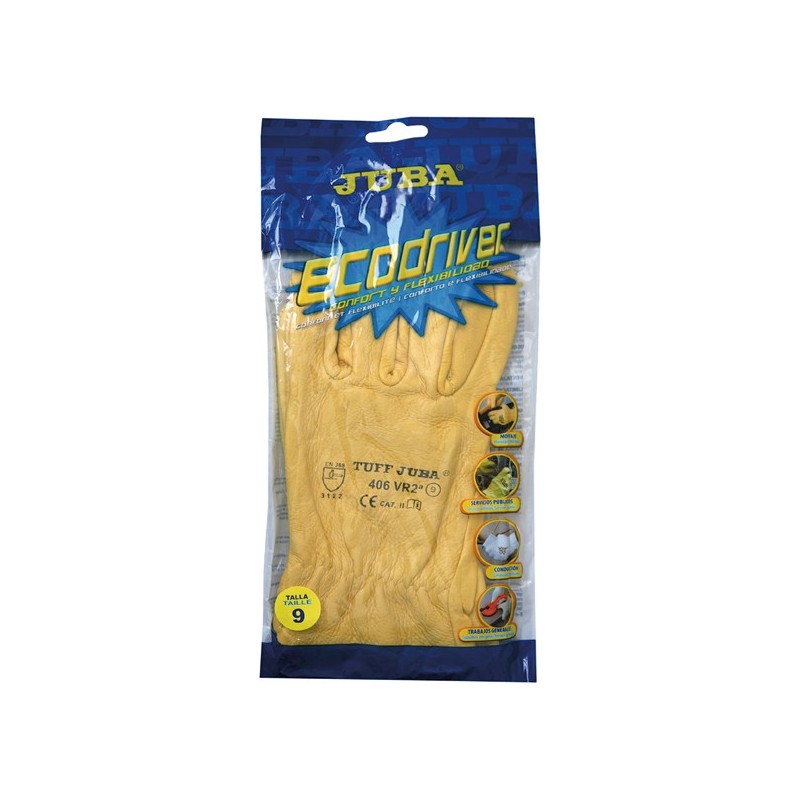 GUANTE FLOR VAC B406VR2ª T-10 AMARILLO
