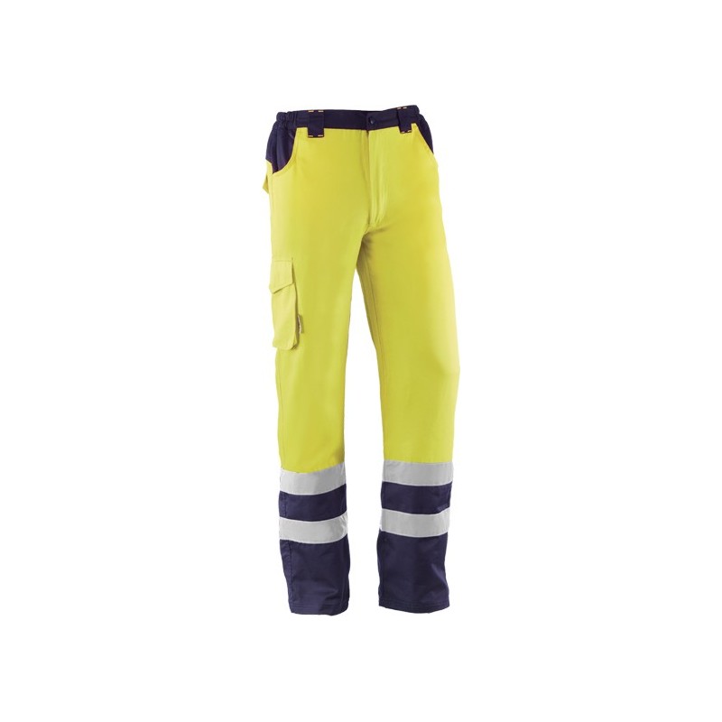 PANTALON A.V.AMARILLO/AZUL HV748BC T-XXL