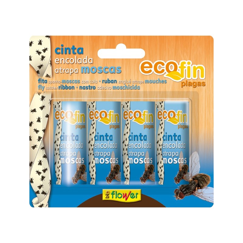 CINTA ENCOLADA MOSCAS 70544 4PZ BLISTER
