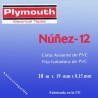 CINTA AISLANTE PVC 5109-33MX19MM BLANCO