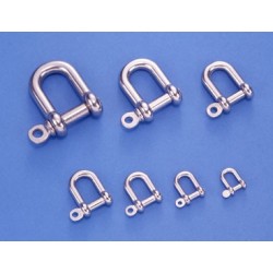 GRILLETE RECTO INOX AISI316...