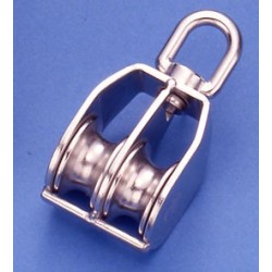 POLEA INOX DOBLE GIRATORIA...