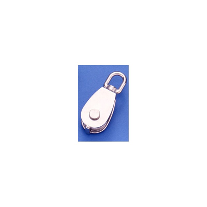 POLEA INOX SIMPLE GIRATORIA 50MM