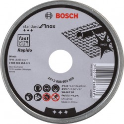 DISCO ABRAS.115X1,0x22,23MM INOX LATA10