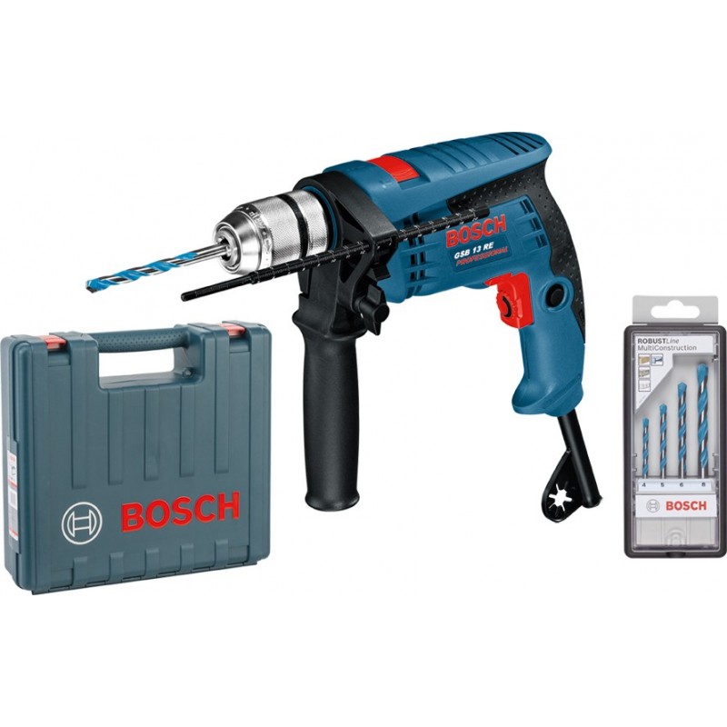 TALADRO PERCUTOR GSB13RE 600W 13MM+M+AC